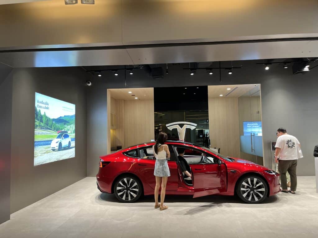 Tesla Thailand Showroom